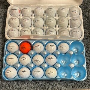 Mixed Brand Golf Balls Set
